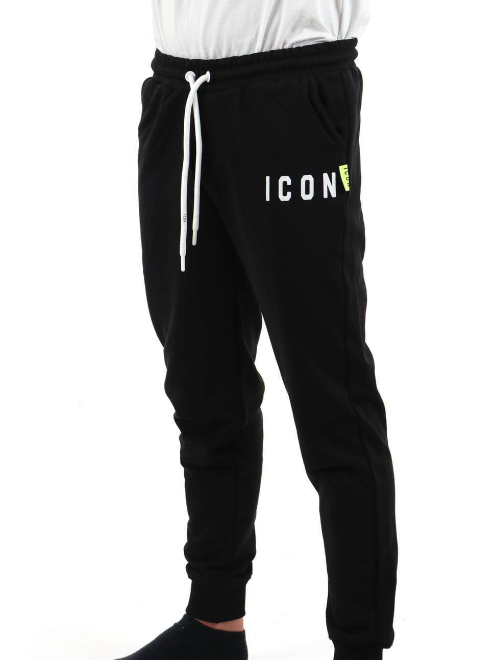 Pantalone ICON con logo a rilielo in coschia
