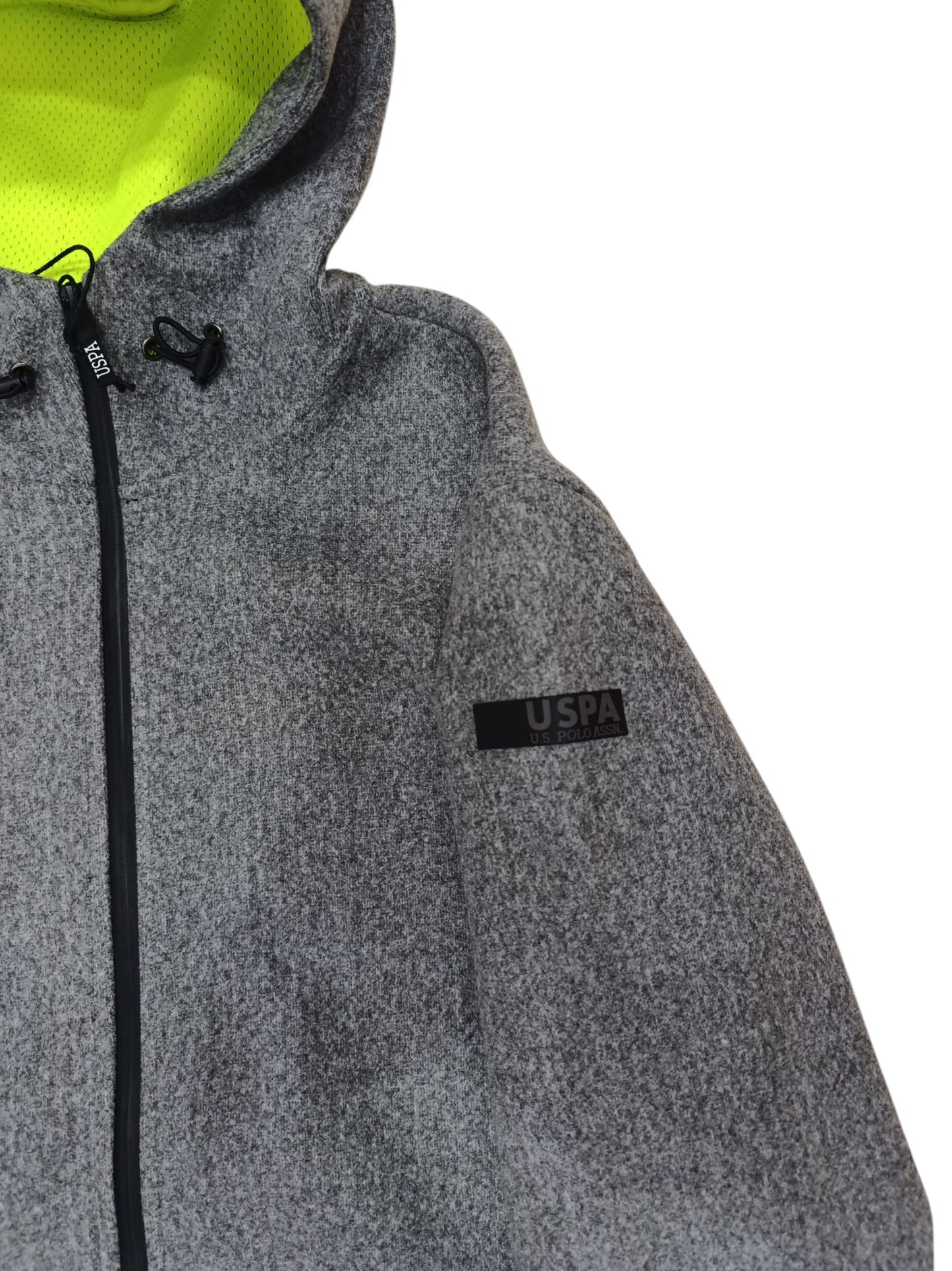 Giacca U.S Polo Assn In tessuto teknico grigia