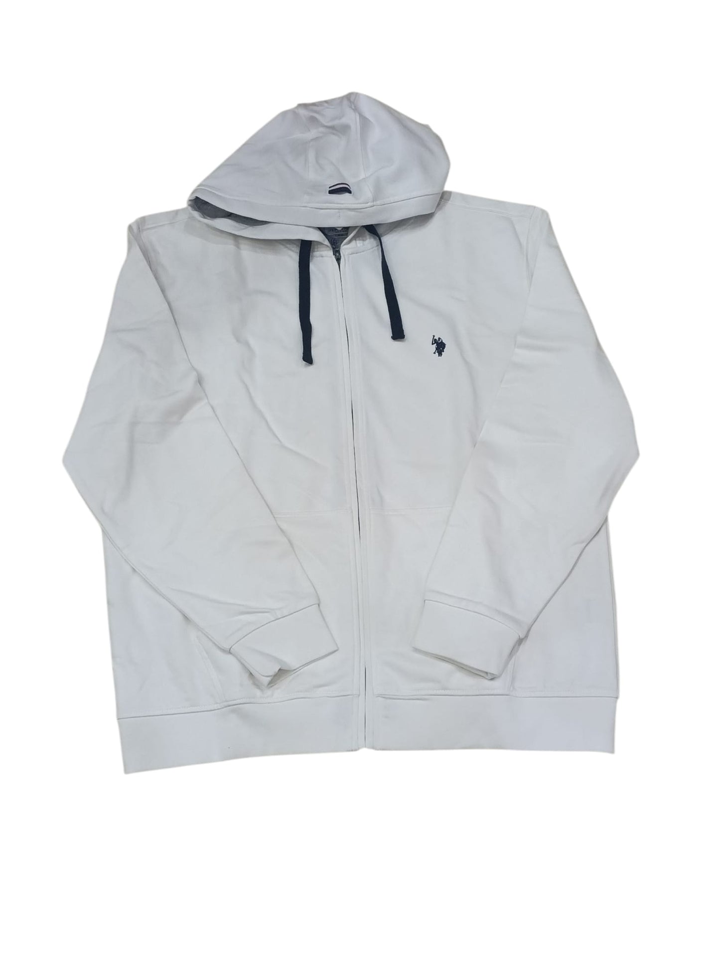 Felpa con cappuccio e zip US POLO ASSN