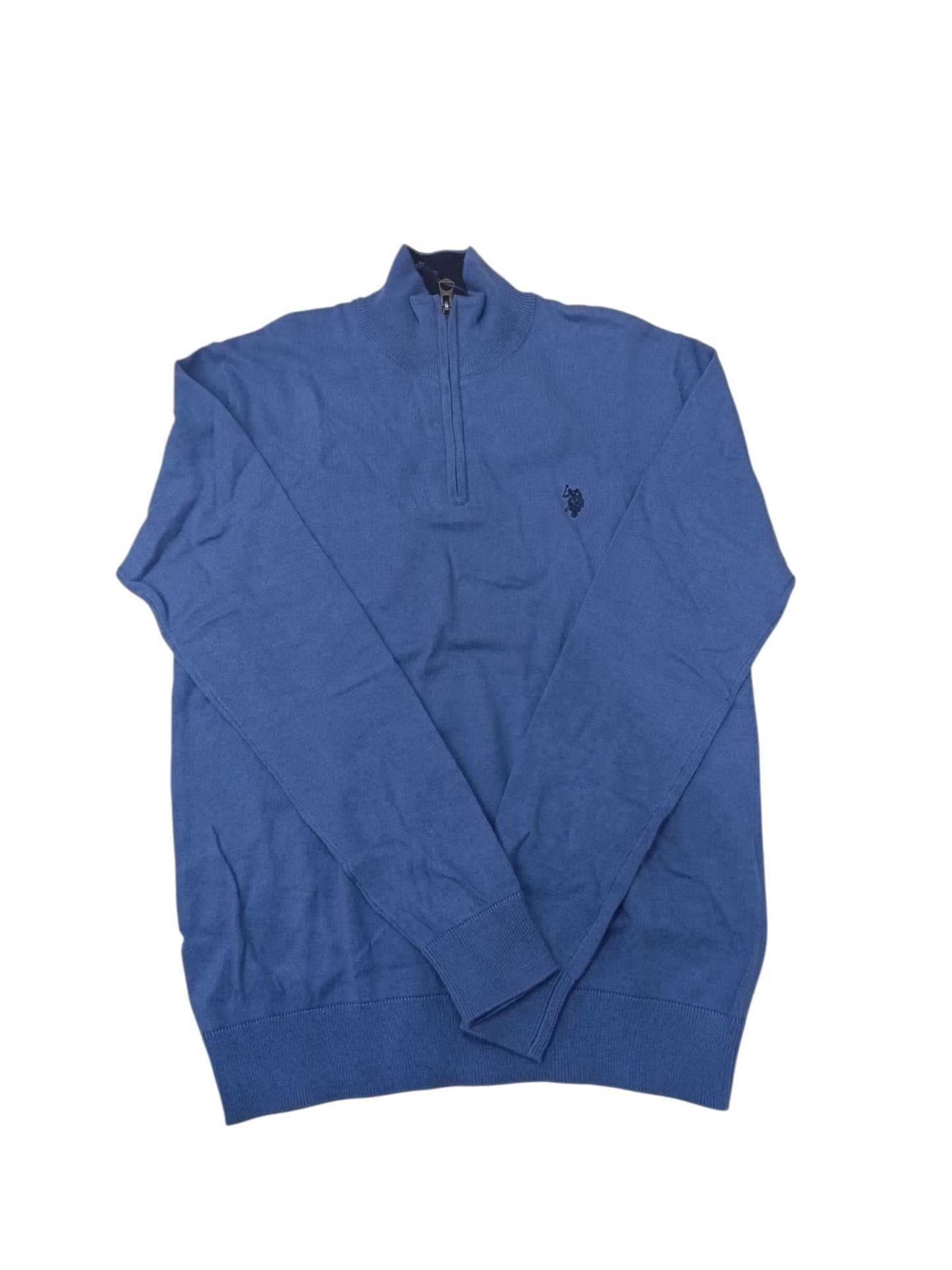 Maglione con zip al collo US POLO ASSN