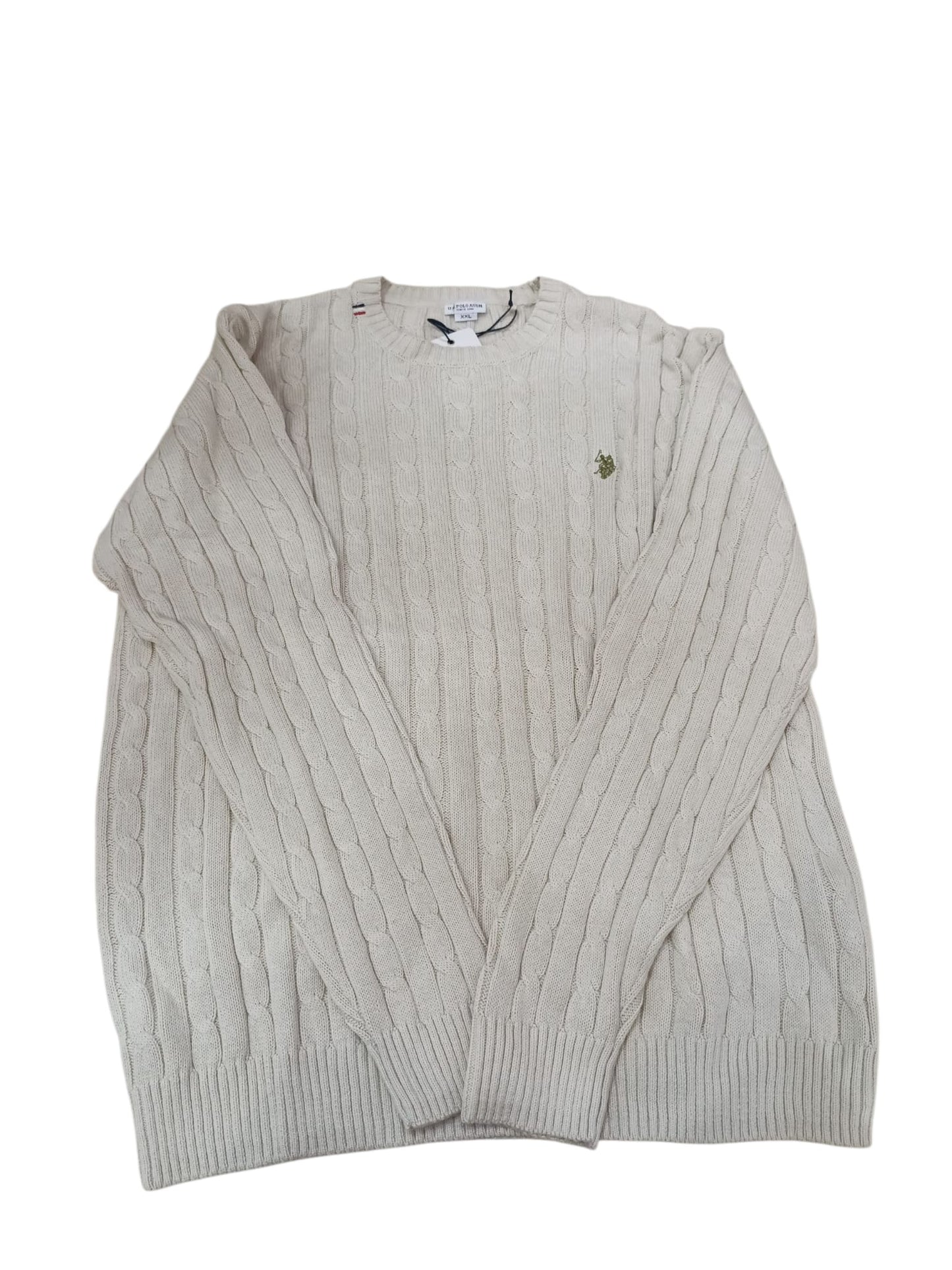 Maglione girocollo US POLO ricamato