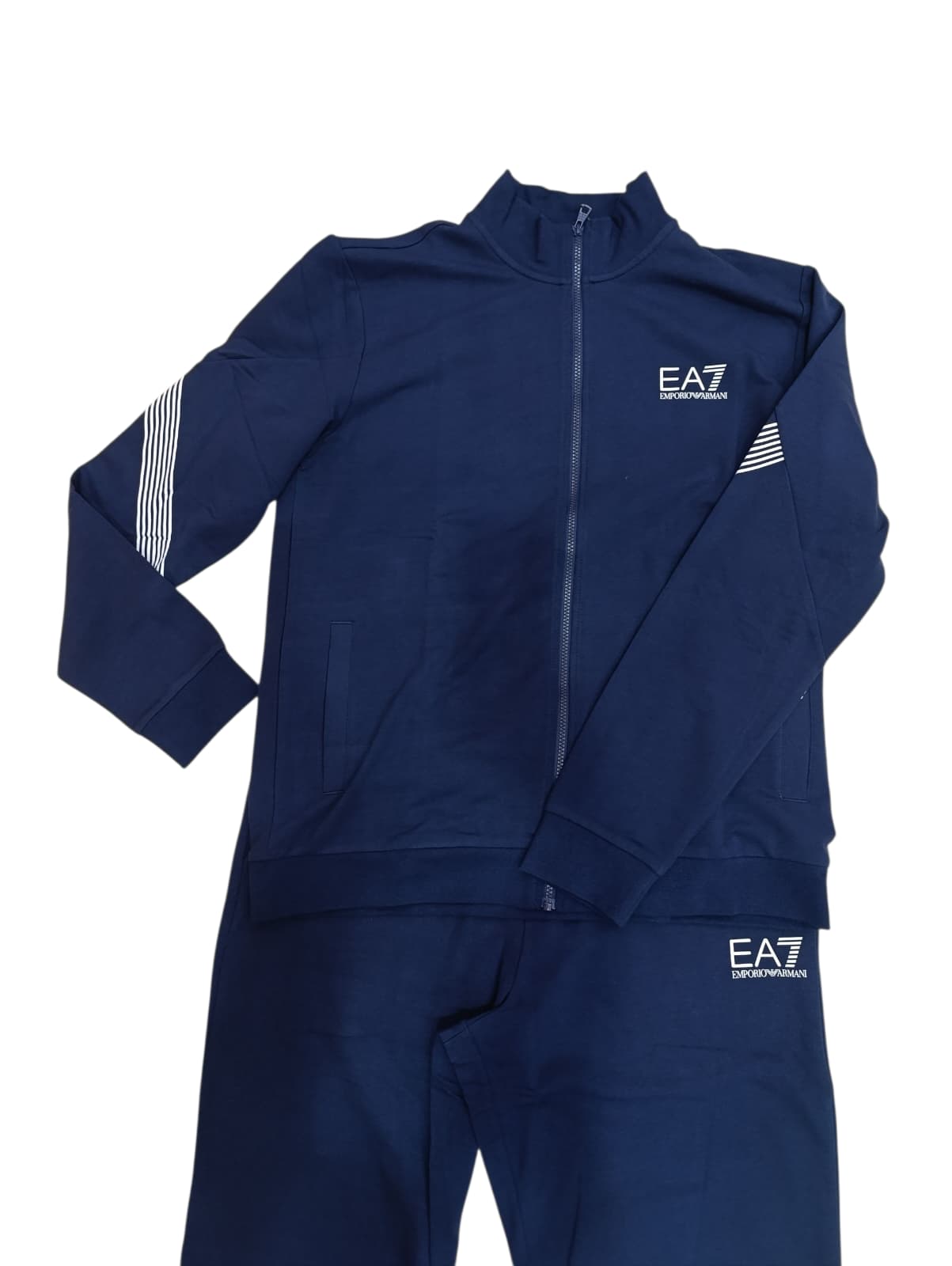 Tuta Emporio Armani Blu in cotone con zip