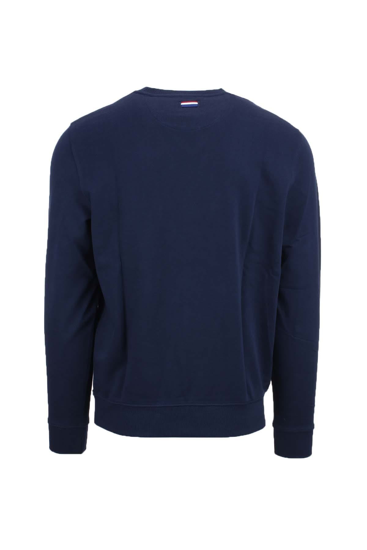 Felpa US POLO ASSN con girocollo e dettaglio a V