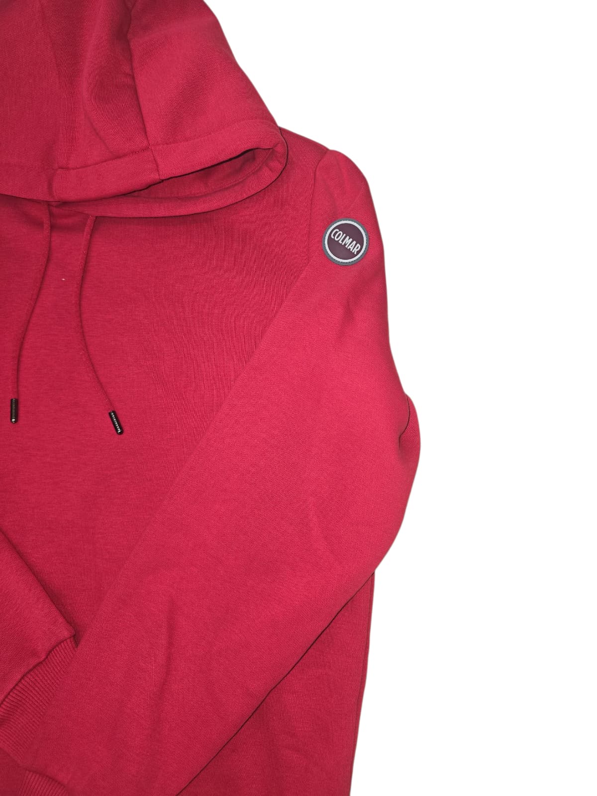 Felpa Colmar Uomo con cappuccio rossa