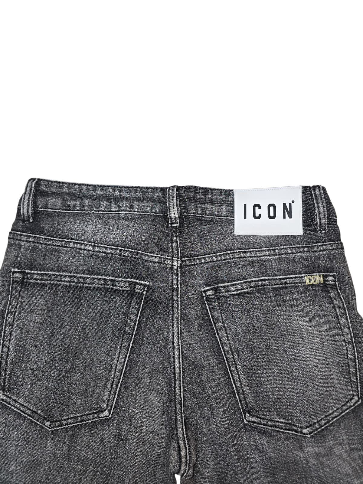 Jeans ICON Slim-fit basic grigio