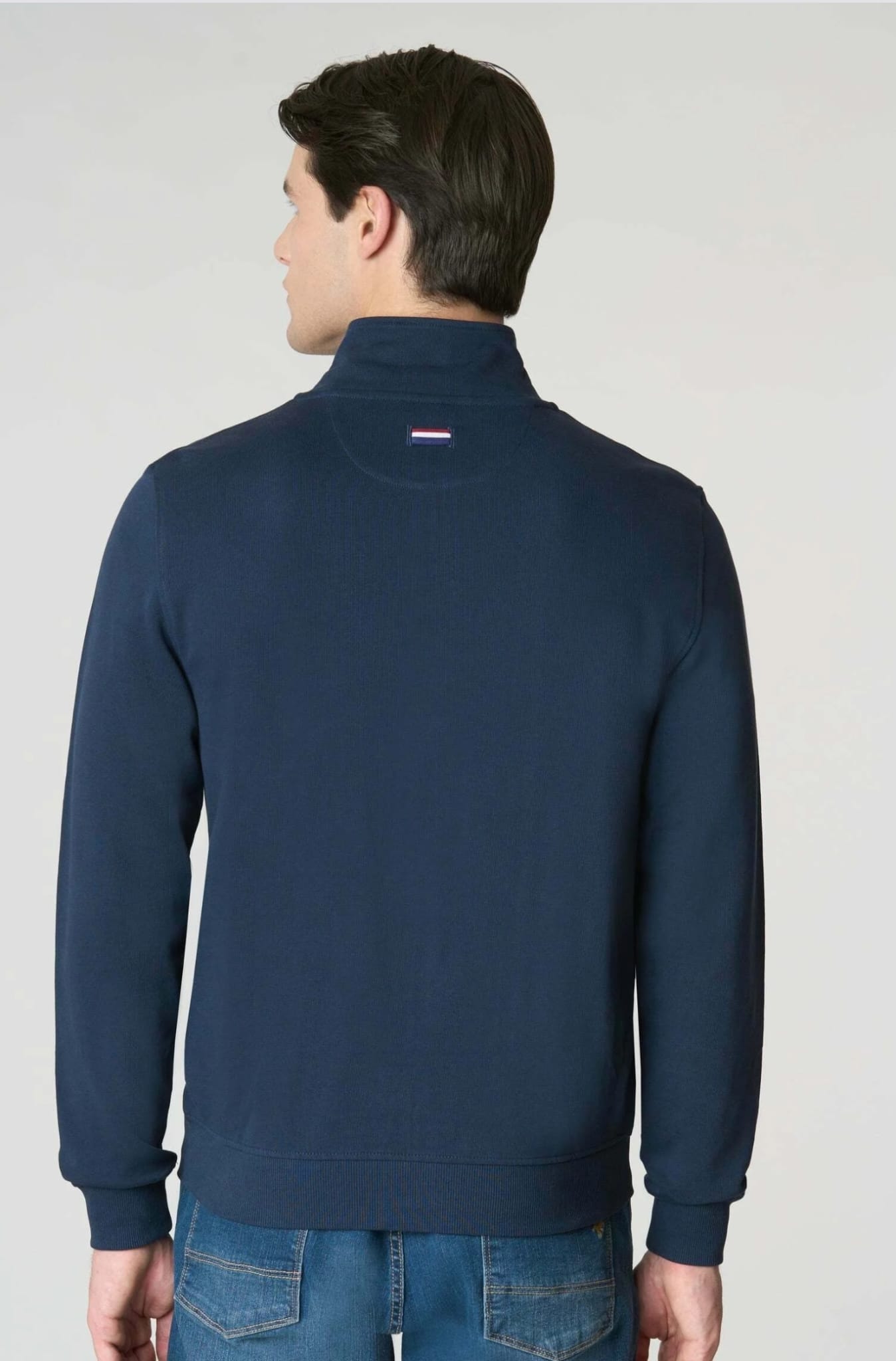 Felpa Girocollo con zip U.S POLO ASSN