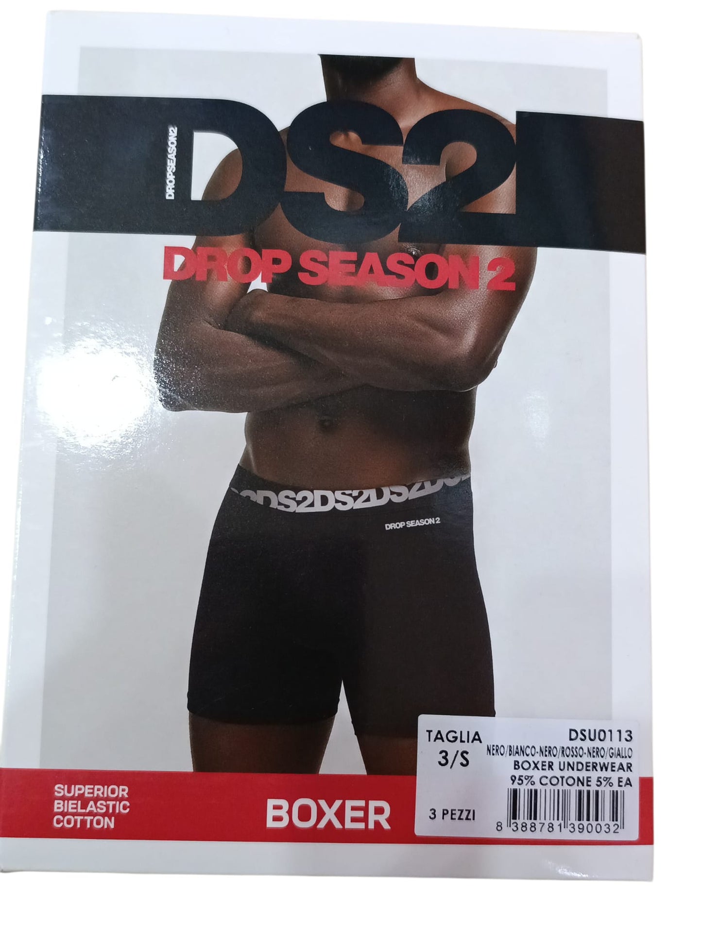 Boxer Drop Season2 3pz fascia colorata