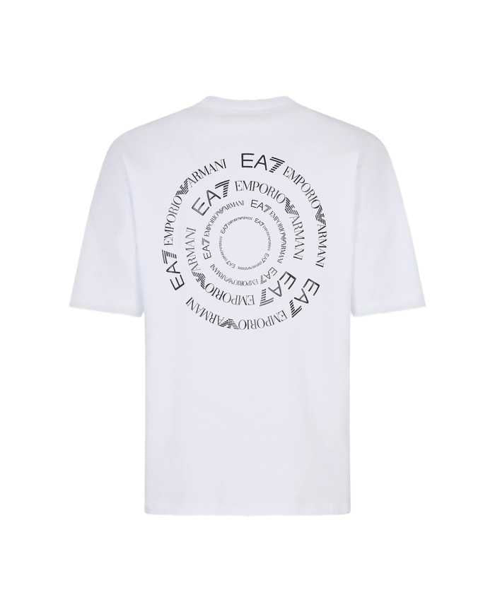 T-SHIRT EMPORIO ARMANI OVER CON MAXI LOGO DIETRO