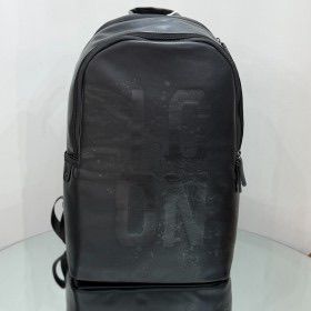 Zaino uomo ICON con logo lucido nero caleb 05