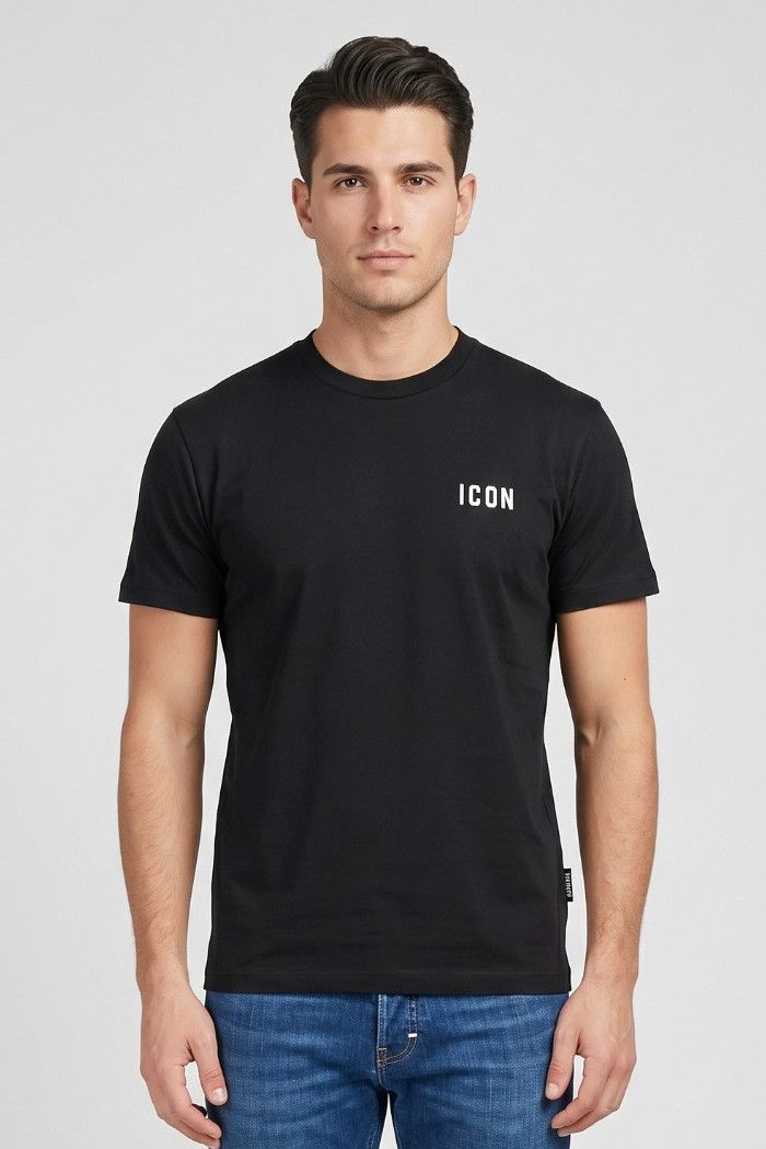 T-shirt ICON Basica a logo piccolo 007