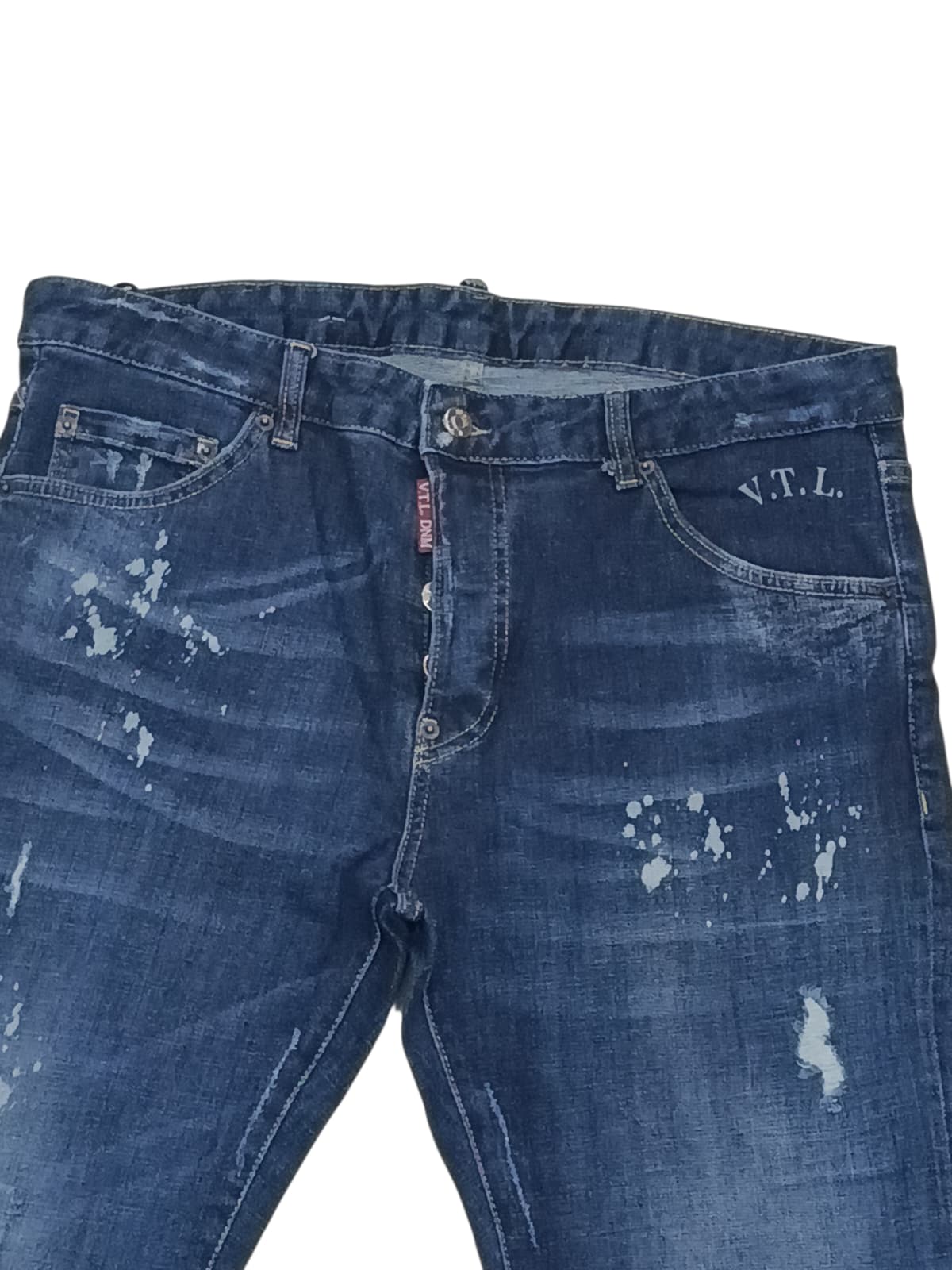 Jeans V.T.L Stappato blu Jeans