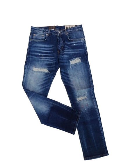 Jeans Dino San Filippo Quote  strappato e in tinta