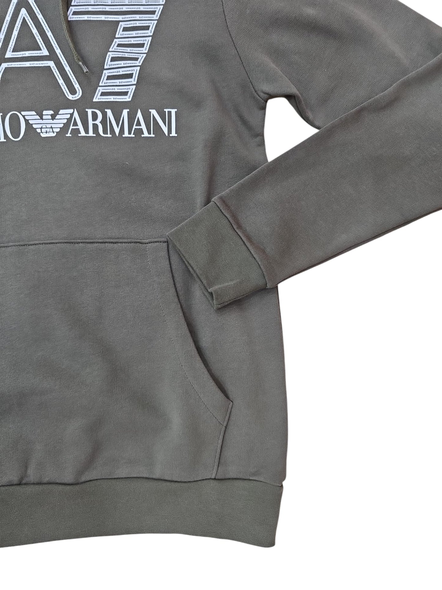 Felpa Emporio Armani garzata a maxi Logo