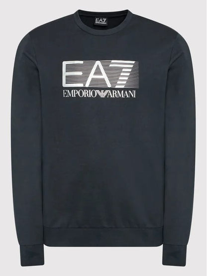 Felpa Emporio Armani in maxi Logo argentato