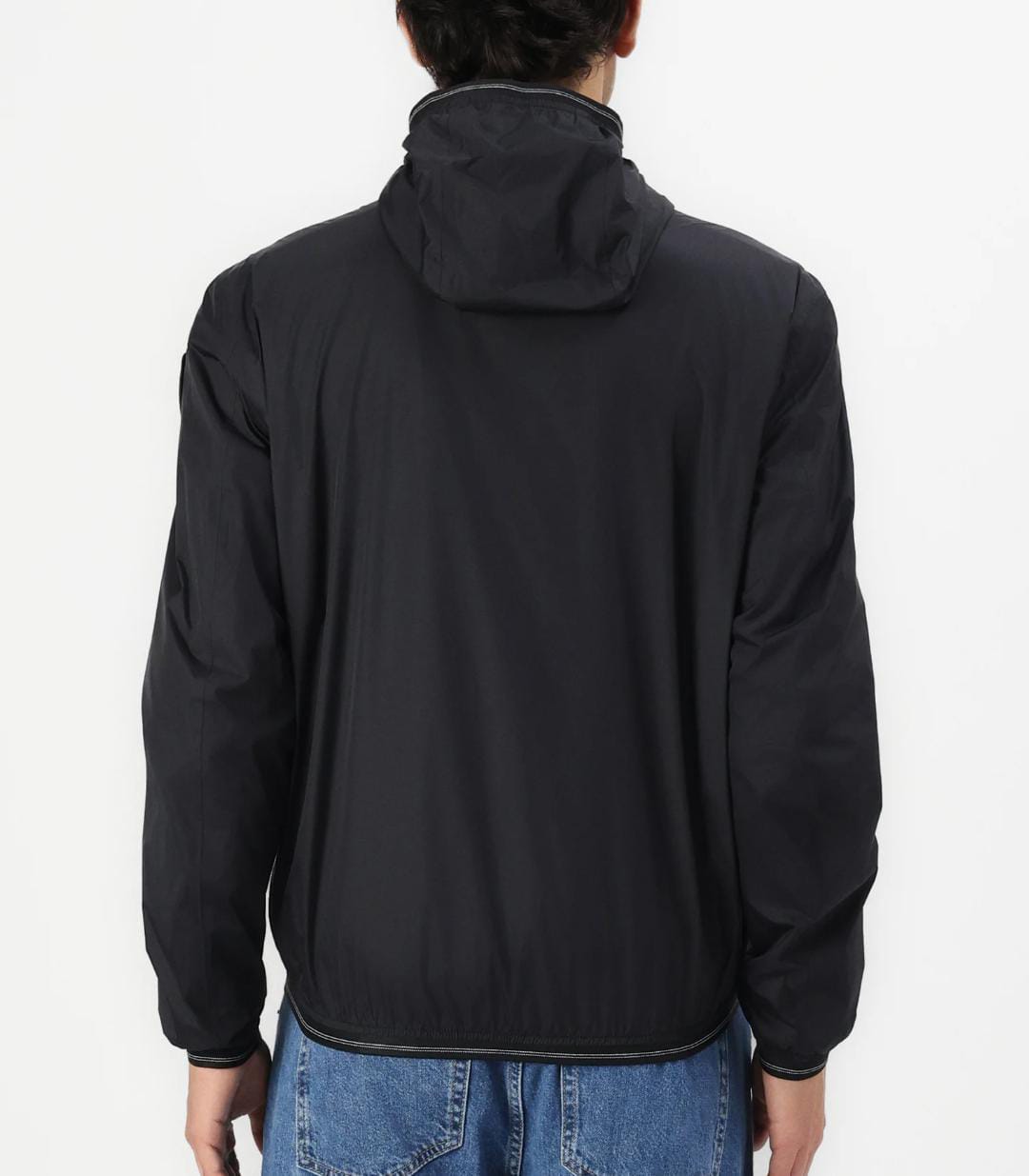 Giacca BLAUER  a vento con zip bicolore