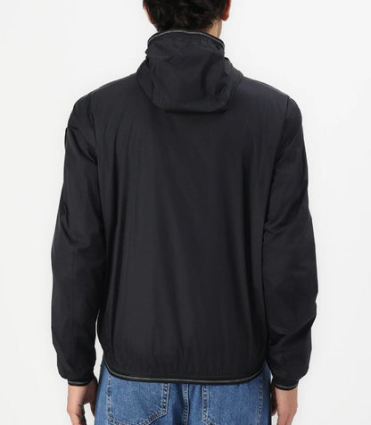 Giacca BLAUER  a vento con zip bicolore