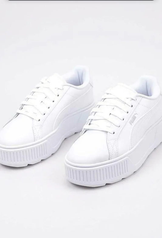 Sneakers Puma in ecopelle total white