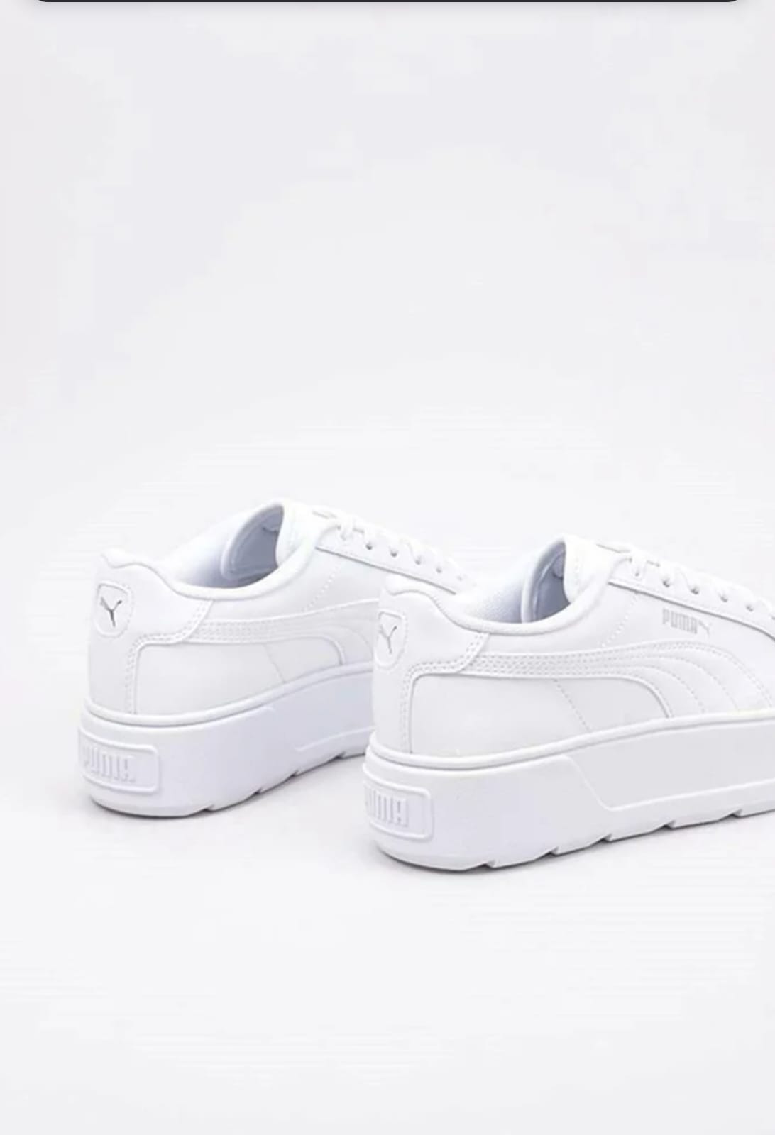 Sneakers Puma in ecopelle total white