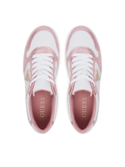 Sneakers Guess in ricamo ed ecopelle