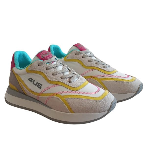 Sneakers 4US  Scamosciata bicolore