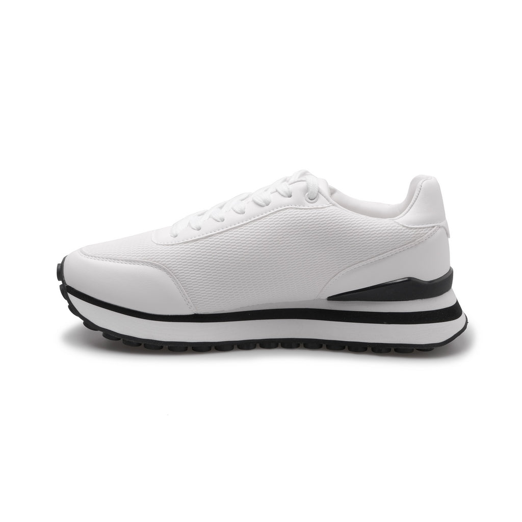 Sneakers ICON UOMO in pelle e tessuto maxi logo