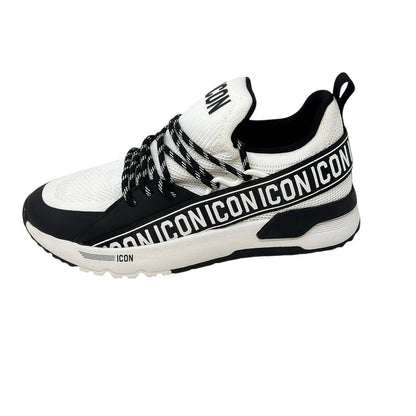 Sneakers ICON Uomo con logo ricamato in tessuto