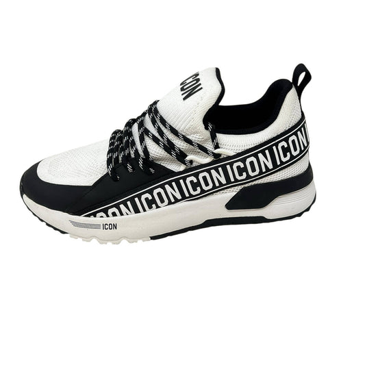 Sneakers ICON Uomo con logo ricamato in tessuto
