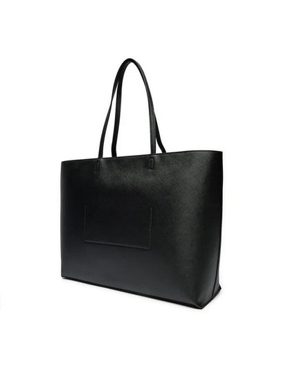 Borsa Just Cavalli Baghi nera con logo in acciaio