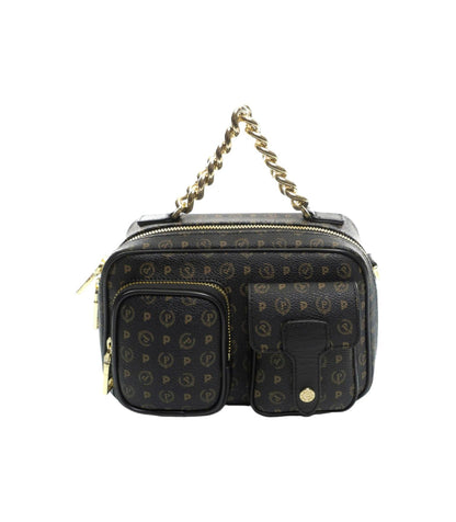 Borsetta POLLINI Heritage  Nero Marrone similpelle
