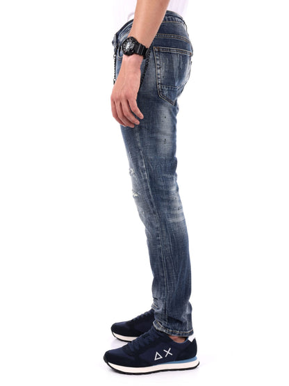 Jeans ICON Uomo Logo laserizato