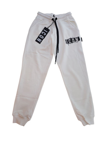 Tuta ICON  garazata Uomo Logo colature bianco