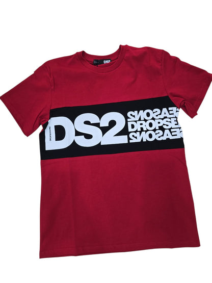 T-shirt Drop Season 2 in maxi logo 2 colori