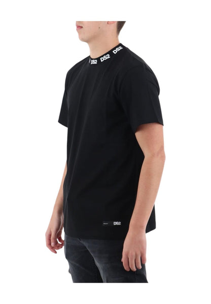 T-shirt Drop Season2 manica corta stampa a collo
