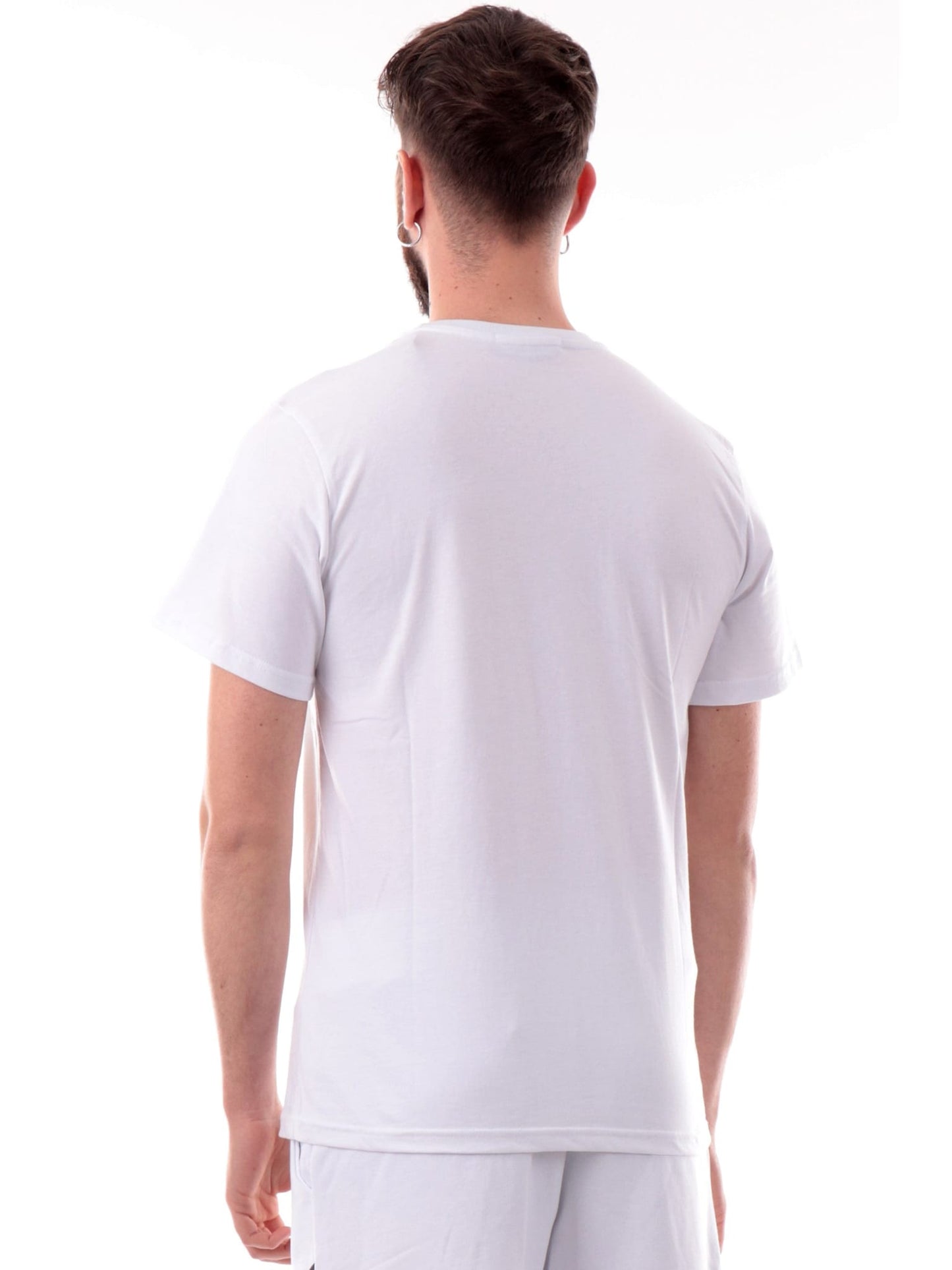 T-shirt Drop Season2 maxi logo bianco nero