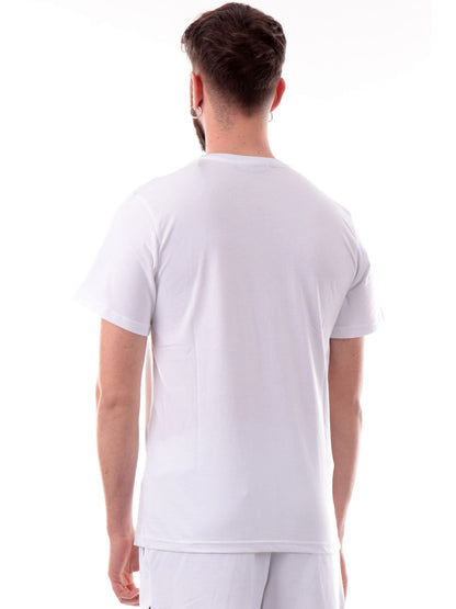 T-shirt Drop Season2 maxi logo bianco nero