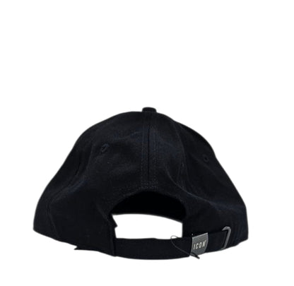 Cappello ICON effetto colatura nero