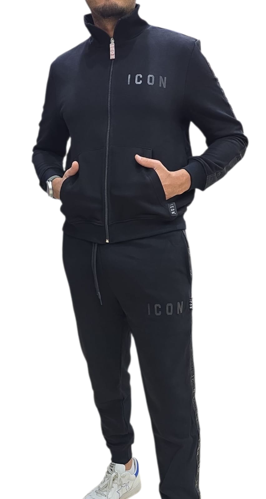 Tuta ICON con zip pantalone gross laterali
