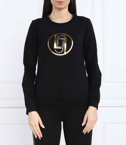 Felpa Liu JO in cotone con stras 2 colori