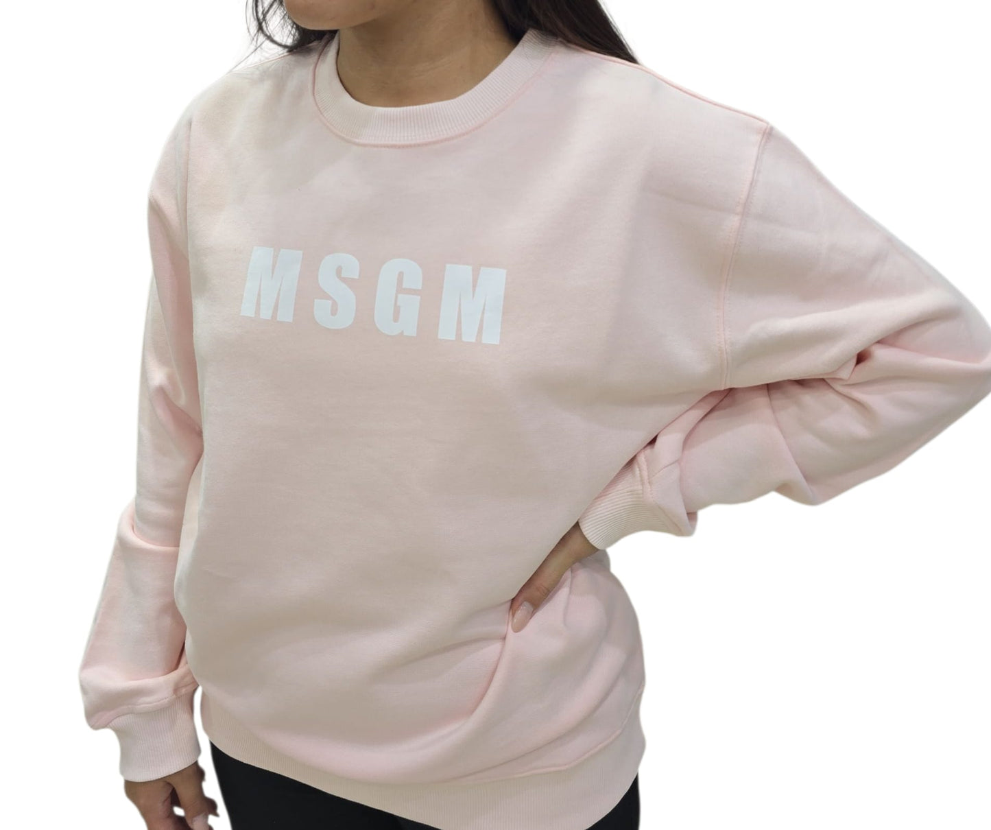 Felpa MSGM in cotone Rosa