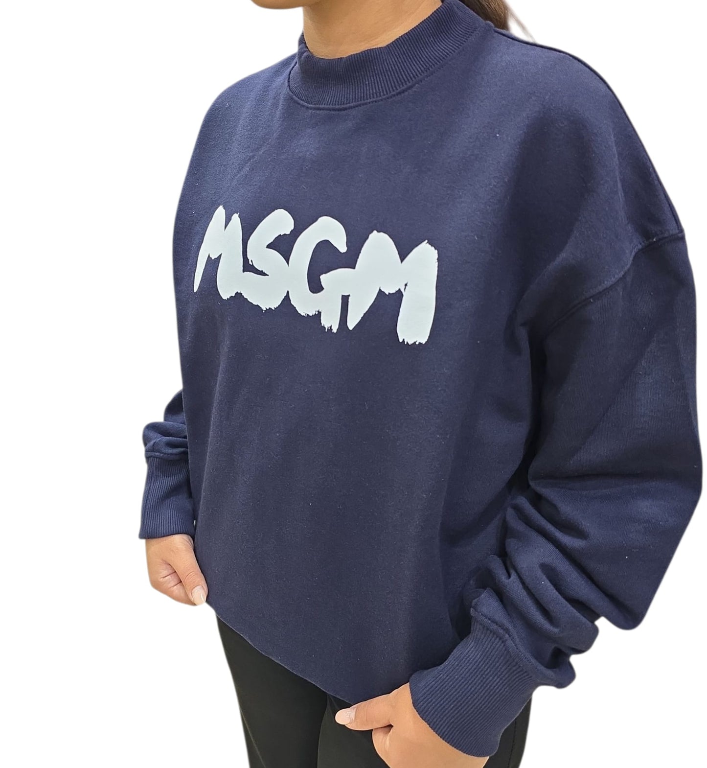 Felpa MSGM SWEATSHIRT Blu scuro
