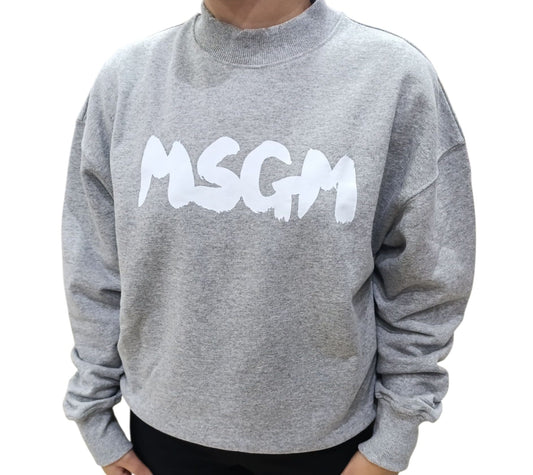 Felpa MSGM SWEATSHIRT Grigia