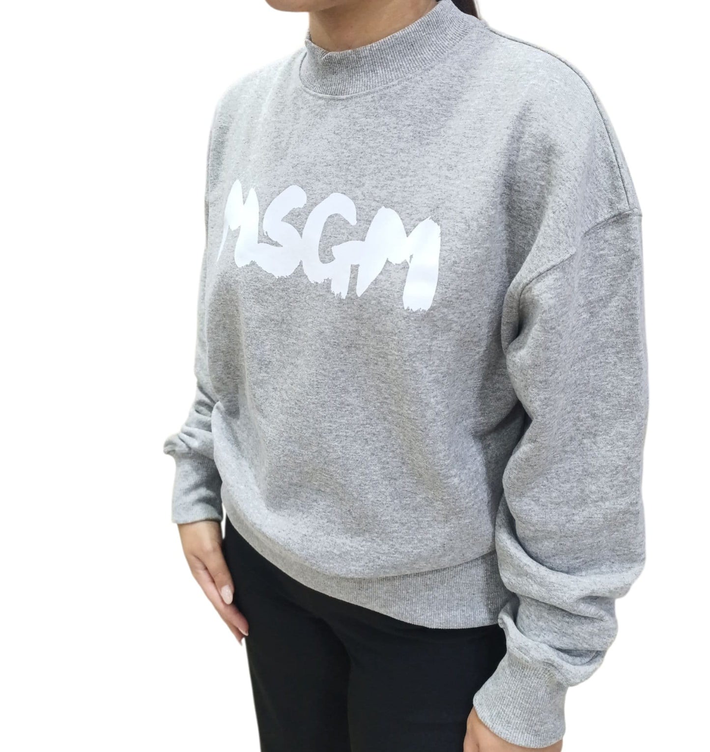 Felpa MSGM SWEATSHIRT Grigia