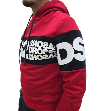 Felpa DROP SEASON2 con cappuccio maxi logo
