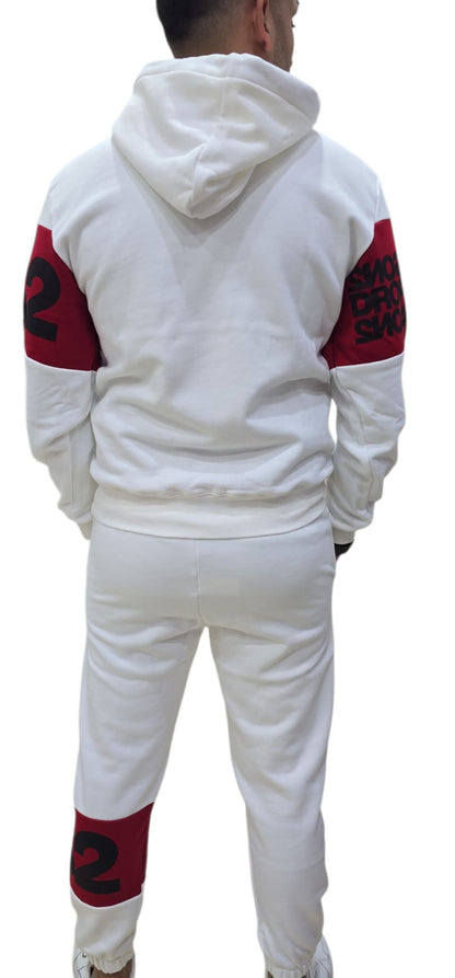 Tuta DROP SEASON2 Tricolore bianca rossa nera