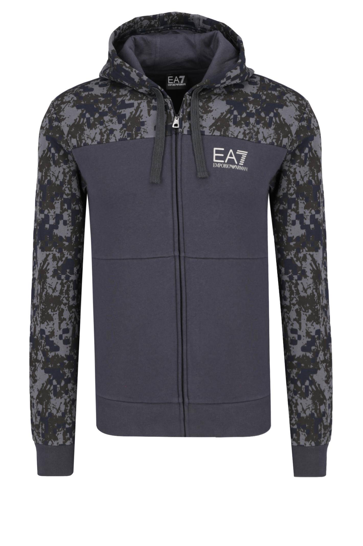 Felpa Emporio Armani mimetica con cappuccio
