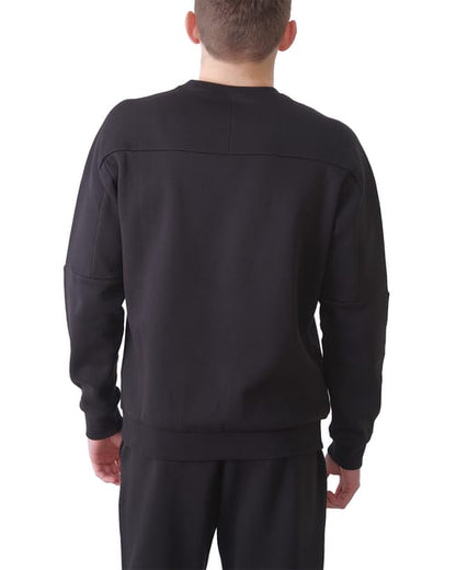 Tuta Emporio Armani in cotone logo centrale EA7