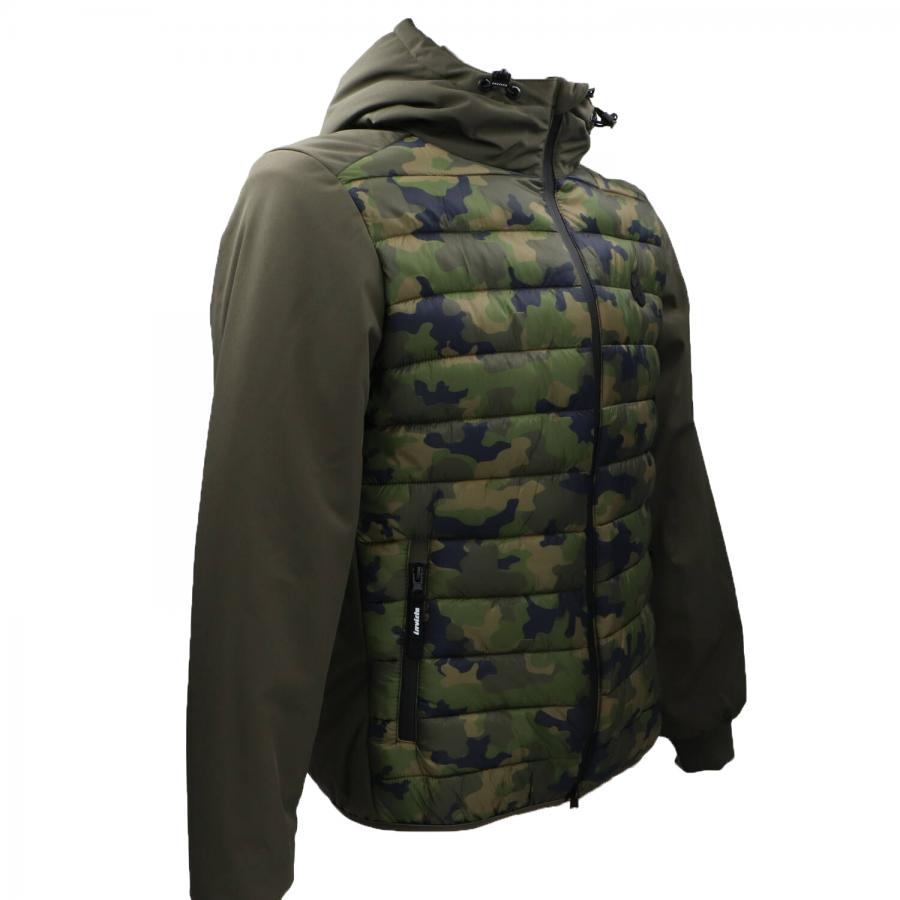 Giubbotto INVICTA  verde militare mimetico