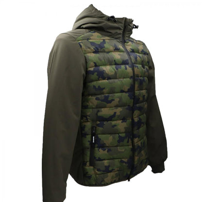 Giubbotto INVICTA  verde militare mimetico