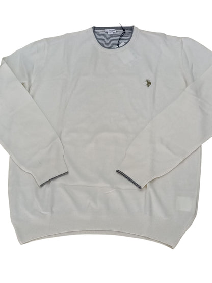 Maglione girocollo US POLO in lana