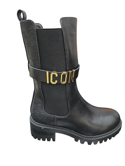 Stivale ICON altezza media con zip